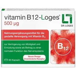 Vitamin B12-loges 500 μg Kapseln