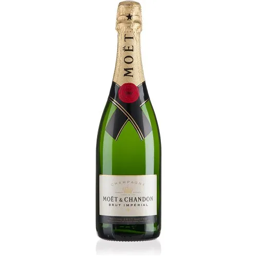 Moet & Chandon Imperial Brut Champagner 0,750 Liter - Exklusiver französischer Champagner mit 12% Alkohol, ideal für feierliche Anlässe und besondere Momente.