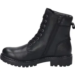 JOSEF SEIBEL Marta 27 - Damen Stiefel in Schwarz, Größe 44 - Wanderschuhe mit innovativer AGO-Machart für Leichtigkeit und Dämpfung, herausnehmbare Innensohle für individuelle Anpassung und modische Schnürung für optimalen Halt.