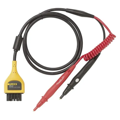 Fluke BTL10 Batterietester-Messköpfe - Steckdosen- & Schalterteile, ideal für präzise Batterietests bis 600 V mit 4 mm Sicherheitsstecktechnik.