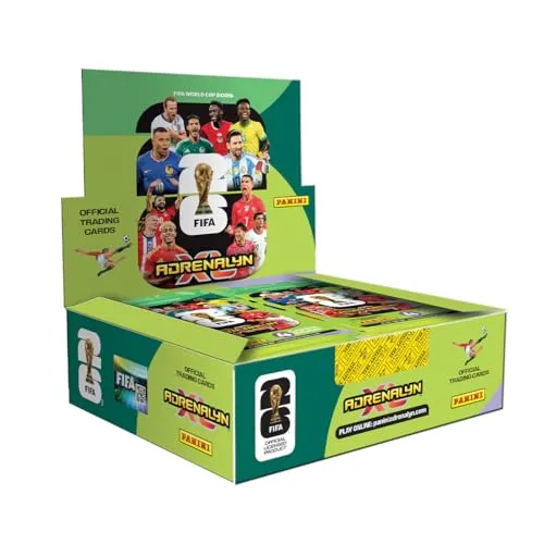 Panini Sammelkarte FIFA World Cup 2026™ Adrenalyn XL™ - 36 Packs Box - Erlebe die offizielle FIFA WORLD CUP 2026™ Adrenalyn XL™ Kollektion mit 630 spektakulären Sammelkarten. Ideal für Sammler und Fußballfans – mit Limited Editions und spannenden Spielmöglichkeiten!
