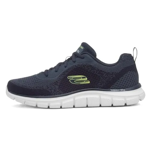 Sneaker SKECHERS "TRACK-GLENDOR" Herren – Sportlich mit Memory Foam - Sneaker von Skechers in navy-limette, ideal für Training und Freizeit. Mit Memory Foam für höchsten Komfort und gepolsterte Innensohle.
