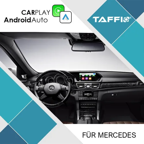 REALMEDIA Carplay AndroidAuto für Benz W177 W176 W204 W218 W172 W166 W207 W424 NTG 4.5 4.7 - Einbau-Navigationsgerät mit Carplay und AndroidAuto, ermöglicht nahtlose Smartphone-Integration für ein modernes Fahrerlebnis.