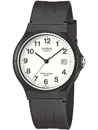 MW-59-7BVDF Armbanduhr - Klassische Unisex Armbanduhr mit analogem Zifferblatt, wasserdicht bis 50 m und langlebigem Gummiarmband, perfekt für jeden Anlass.