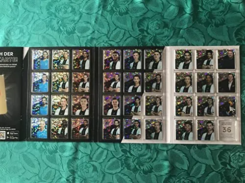REWE WM 2022 Sammelkarten - 1 Komplettsatz GLITZER + Album