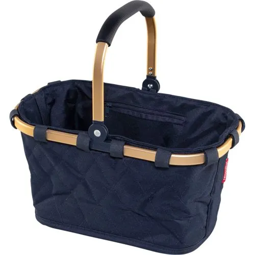 reisenthel Carrybag Shopper Tasche 33.5 cm - Blau - Einkaufstaschen & Einkaufstrolleys mit robustem Polyester, modischem Design und praktischem Aluminiumrahmen - ideal für stilvolle Einkäufe.