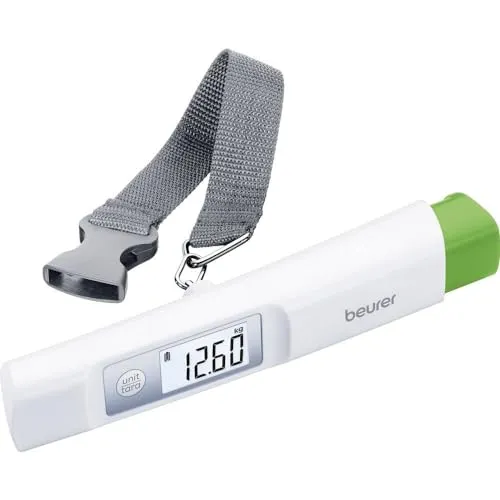 Beurer LS 20 eco Kofferwaage - Gepäckwaage ohne Batterien, umweltfreundlich und ideal für Flugreisen, wiegt bis 50 kg und verhindert teures Übergepäck.