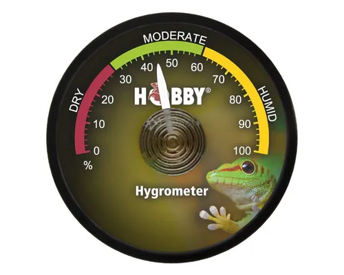Hobby Hygrometer für Terrarien - Selbstklebendes Hygrometer, zeigt präzise Luftfeuchtigkeit für optimale Terrarienbedingungen an