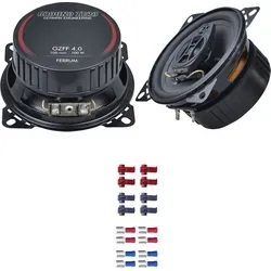 Ground Zero Ferrum GZFF 4.0 Auto Lautsprecher für Mercedes Vito 10cm - Hochwertige 2-Wege Koaxiallautsprecher, speziell für Mercedes Vito ab 1996. Bieten hervorragende Klangqualität mit langlebigen Materialien und einfachem Einbau dank kfz-spezifischem Set.