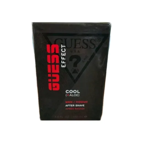 GUESS Grooming Effect Aftershave 100 ml - Beruhigende Pflege nach der Rasur - Gesichtspflege mit Aloe Vera für kühlende und feuchtigkeitsspendende Wirkung nach dem Rasieren. Ein maskuliner Duft mit Noten von Ananas, Salbei und Sandelholz.