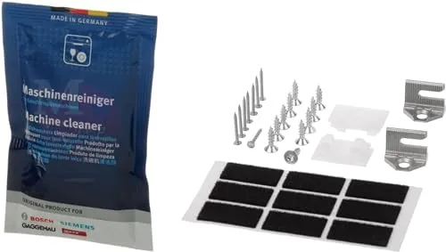 Befestigungsset für Slide Sliding Panel Spülmaschine kompatibel mit Bosch Siemens Neff Gaggenau 00626592 10009603 Entfetter Reiniger 45 Gramm inklusive!