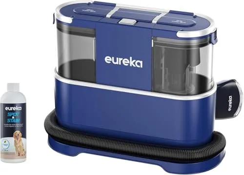 Eureka NEY100 Waschsauger - Effektiver Teppichreiniger für Sofa, Polster und Auto mit starker Saugkraft von 12500Pa und großem 1,5L Wassertank für mühelose Reinigung ohne häufiges Nachfüllen.
