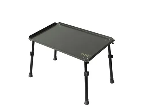 Delphin Angeln-Tisch STEELS XL 55x35cm - Camping-Möbel, robuster und praktischer Tisch ideal für Angler und Outdoor-Aktivitäten, hergestellt in der Slowakei.