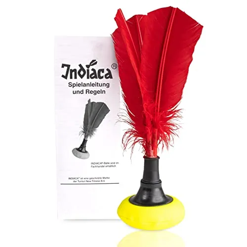 Indiaca Turnier Ball - Offizieller Indiaca für Profis - Handbälle, wettkampftauglich für Turniere, ideal für Familien und Freizeit, handgefertigt in Deutschland aus hochwertigen Materialien.