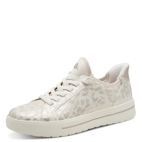Jana Slip-On Sneaker STEP-IN by Jana, 100% vegan, goldfarben, Größe 37 EU - Stylischer und leichter Slip-On Sneaker für Damen, 100% vegan. Ideal für den Alltag, mit herausnehmbarer Innensohle und pflegeleichtem Obermaterial.