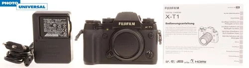Fujifilm X-T1 schwarz Kamera - Spiegellose Systemkamera mit 16.3 MP und 1080p Full HD Filmaufnahme, ideal für kreative Fotografen, die professionelle Ergebnisse erzielen möchten.