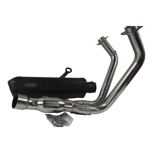 SHARK DSX-10 Auspuffanlage schwarz-matt für KAWASAKI Ninja 650 (17-19) - Auspuffanlagen & Kits, EG-BE zugelassen und sorgt für einen kraftvollen Sound und optimierte Leistung.