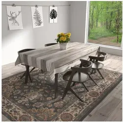 Beautex Tischdecke Wachstuchtischdecke glatt Holz beige abwischbar Garten Tischdecke (1-tlg) beige Eckig | 140 cm x 240 cm