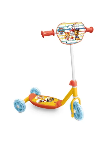 Mondo My First Scooter Paw Patrol - 3-Rädriger Kinderroller für 2- bis 3-Jährige mit verstellbarem Lenker, rutschfesten Griffen und einem tollen Paw Patrol Design. Ideal für sichere Fahrten und viel Spaß im Freien!