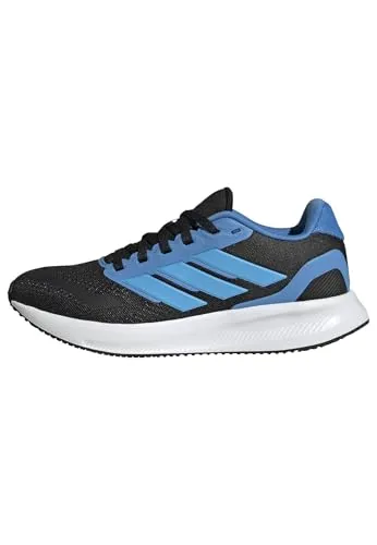 adidas RUNFALCON 5 Laufschuh für Kinder in Schwarz 38,5 EU - Sportlicher Laufschuh für Kinder, Größe 38,5, mit bequemer cloudfoam-Dämpfung für optimalen Tragekomfort. Ideal für aktive Kids beim Laufen und Spielen.