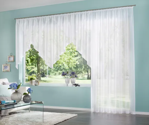 Gardine OTTO HOME "Missy" Gr. 3, weiß, 300 cm x 145 cm - Die elegante Gardine "Missy" von OTTO HOME begeistert mit ihrem luftigen Voile-Material. Sie schafft eine harmonische Lichtatmosphäre und lässt sich dank Kräuselband mühelos aufhängen. Perfekt für stilvolle Fensterdekoration.