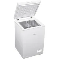 homeX FT1020-W Gefriertruhe – 98 L mit Super-Frost-Funktion - Tiefkühler mit 98 L Nutzinhalt, ideal für 2-Personen-Haushalte oder Food-Trucks. Super-Frost-Funktion für schnelles Einfrieren und Lagerung von Lebensmitteln.