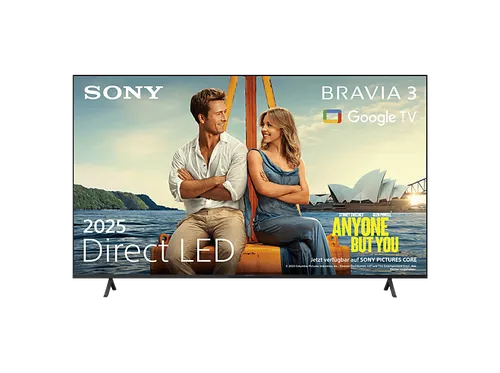 SONY BRAVIA 3 K75 S 35 LED TV - 75 Zoll UHD 4K SMART TV - Fernseher mit Triluminos Pro-Display für lebendige Farben und KI-gestütztem 4K HDR X1-Prozessor für gestochen scharfe Bilder. Genießen Sie Dolby Vision und 12 Monate unbegrenztes Streaming.