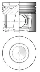 Kolben Trapezpleuel 84,25mm KOLBENSCHMIDT für BMW 1 - Kolben & -ringe, hochwertiger Trapezpleuel von KOLBENSCHMIDT für BMW 1, sorgt für optimale Leistung und Zuverlässigkeit.