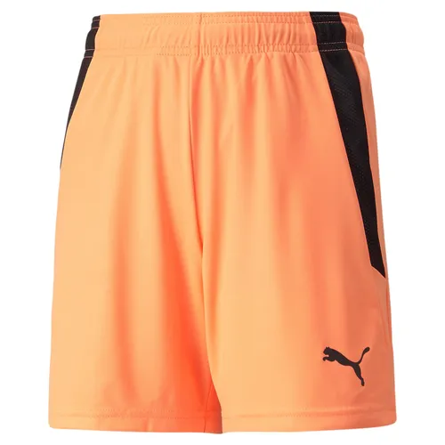 Puma Sporthose teamLIGA Shorts neonorange Kinder, Größe: 176