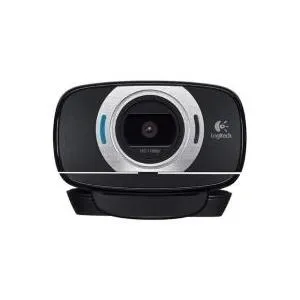 Logitech C615 Webcam - Webcam mit 1080p HD-Videoqualität und 8 MP Fotoauflösung, ideal für klare Videoanrufe und Streaming, flexibel einsetzbar mit Clip- und Standfunktion.