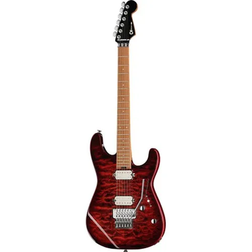 Charvel Pro-Mod Plus San Dimas B-Stock E-Gitarre - B-Stock E-Gitarre mit Erle-Korpus und Ahornhals, ausgestattet mit Seymour Duncan Tonabnehmern und Floyd Rose Tremolo für herausragende Spielbarkeit und Klangqualität.