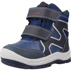 Geox Winterboots "Flanfil" in Blau/Grau, Größe 21 - Baby-Boots mit atmungsaktiver, wasserundurchlässiger Sohle dank Respira Technologie – ideal für trockene Füße bei Nässe und Regen.