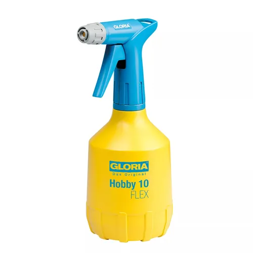 GLORIA® Feinsprüher Hobby 10 - 1 l - Praktisches Drucksprühgerät mit 1 l Füllvolumen. Ergonomisches Design und stufenlos verstellbare Düse für präzises Sprühen im Garten und Haushalt.