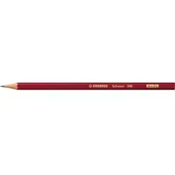 STABILO Bleistift Swano 306/H rot