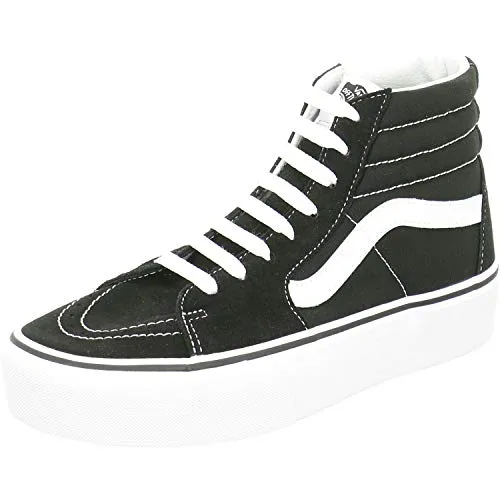 Vans Damen UA SK8-Hi Platform 2.0 Low-top, Schwarz 2, 40.5 EU - Damen-Sneaker mit bequemer Plattformsohle, perfekt für lässige Styles und hohen Tragekomfort.