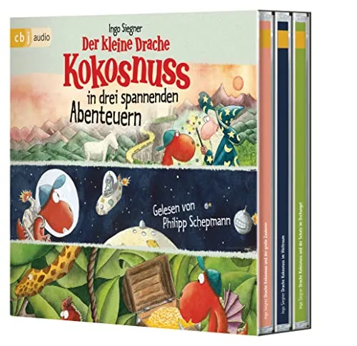 Der kleine Drache Kokosnuss in drei spannenden Abenteuern: Der kleine Drache Kokosnuss und der große Zauberer - Der kleine Drache Kokosnuss im ... im Dschungel (Hörbuch Sonderausgaben, Band 2)
