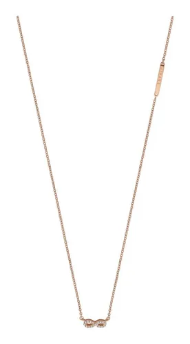 Esprit Collier Halskette Damen 925er Sterling-Silber mit Zirkonia - Elegantes Collier aus 925er Sterling-Silber in Rotgold, verziert mit funkelnden Zirkonia, ideal für besondere Anlässe oder den täglichen Gebrauch.