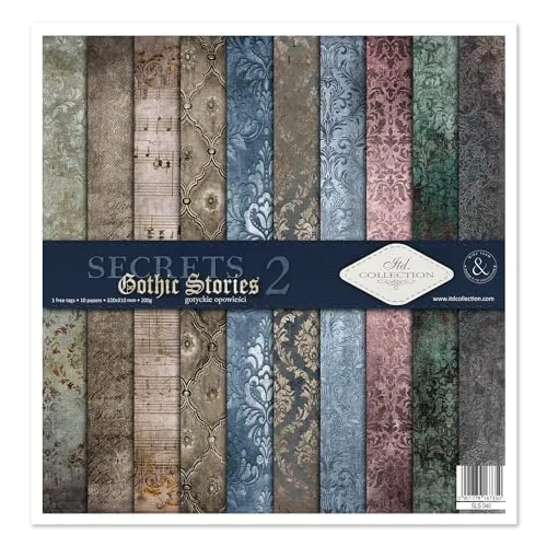 ITD Collection - Decoupage Papier - Decopatch Papier 310 x 320 mm - Scrapbooking - Dekorpapier für DIY Alben Bullet Journals (SLS040)