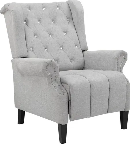 Home affaire Ohrensessel Childebert (1-St) – Klassischer Relaxsessel mit Verstellung - Der Ohrensessel »Childebert« vereint klassisches Design mit modernen Features. Mit manuellem Verstellmechanismus und hochwertiger Polsterung sorgt er für optimalen Komfort beim Entspannen und Lesen.