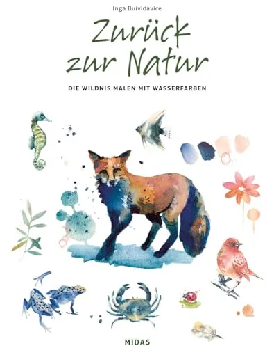 Zurück zur Natur: Die Wildnis malen mit Wasserfarben - Malerei-Set für kreative Naturfreunde, ideal für beeindruckende Landschaftsbilder und entspannende Malstunden.