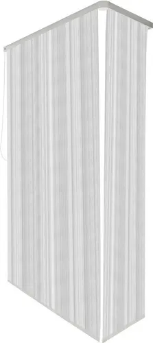 Kleine Wolke Eckduschrollo 3319108745, 138x62x240 cm, milky - Duschvorhänge & Zubehör, platzsparendes Design mit einfacher Montage und schimmelresistenter offener Kassette für optimale Hygiene.