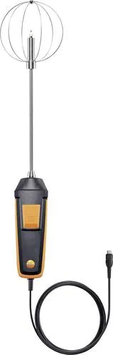 testo 0628 0152 Turbulenzgrad-Sonde - Spezielles Zubehör für Messgeräte zur präzisen Bestimmung des Turbulenzgrads und Zugluftrisikos an Arbeitsplätzen.