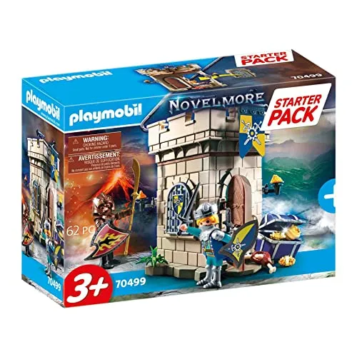 PLAYMOBIL Starter Pack 70499 Novelmore - Erlebe spannende Abenteuer mit dem PLAYMOBIL Starter Pack Novelmore! Enthält Ritter, Burgturm und Zubehör für kreatives Rollenspiel. Robuste Qualität und kindgerechtes Design ermöglichen stundenlangen Spielspaß.