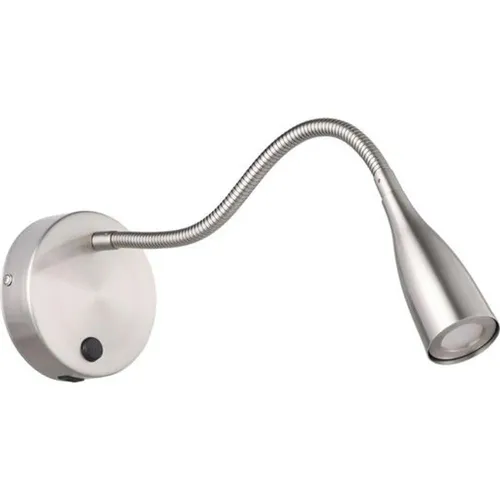 Eglo OLIVANDINO 1 Wandleuchte LED 110LM 3000K - Elegante Wandleuchte aus nickel-mattem Stahl, ideal für Wohnräume. Mit praktischem Wippschalter und USB-Anschluss für zusätzliche Flexibilität. Perfekt für stimmungsvolle Beleuchtung.