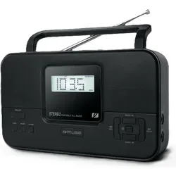 Muse M-087 MB PLL Stereo Portable Radio - Kompaktes Radio mit AUX-Eingang und Kopfhörerausgang, ideal für Musikliebhaber unterwegs.