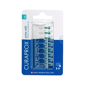CURAPROX Interdentalbürsten-Aufsätze CPS 06 Prime, 8 Stück - Effektive Zahnzwischenraumreinigung - Die CURAPROX Interdentalbürsten-Aufsätze CPS 06 Prime, 8 Stück, sorgen für eine gründliche und sanfte Reinigung der Zahnzwischenräume. Ideal für die tägliche Zahnpflege und einfach auszutauschen.