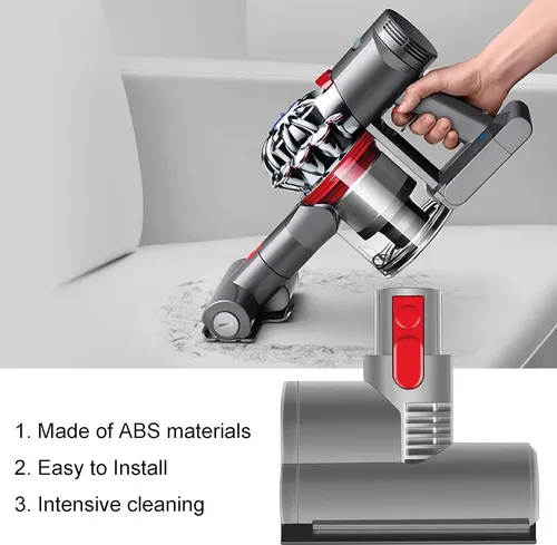 Elektrische Matratzenbürste für Dyson V7 V8 V10 V11 V15 - Effektives Zubehör zur Reinigung von Matratzen, Sofas und Autositzen. Entfernt zuverlässig Allergene und Bakterien. Neu verpackt und in einwandfreiem Zustand.