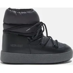 Moon Boot Winterboots "Ltrack" Schwarz - Größe 40 - Stylische Winterboots mit Schnürung und rutschhemmender Sohle, ideal für kalte Tage. Verstärkte Kappen und umlaufende Gummierung bieten zusätzlichen Schutz und Komfort.