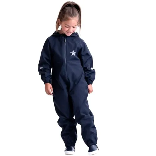 BMS BabyTodds Regenanzug für Kinder - Atmungsaktiv & Wasserdicht - Marine 92 - Vielseitiger Regenanzug für kleine Entdecker: 100% wasserdicht, atmungsaktiv und mit praktischem Reißverschluss. Ideal für Spiel im Freien, sicher mit Reflektoren und pflegeleicht.