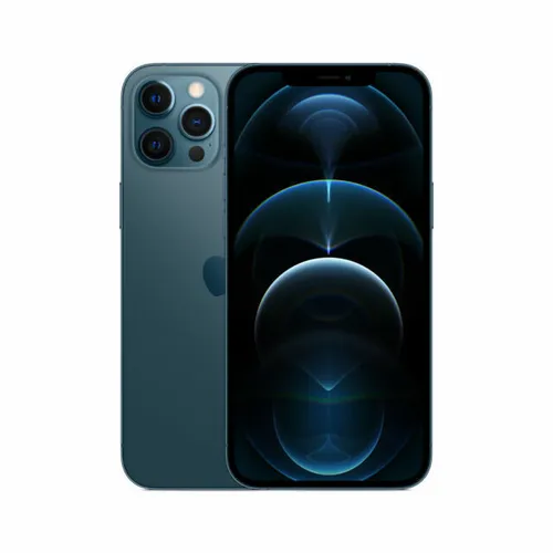 Apple iPhone 12 Pro Max 256GB pazifikblau - Handys & Smartphones, 6,7 Zoll Display, 5G-fähig und 3 Jahre Garantie auf refurbished Qualität für nachhaltigen Genuss.